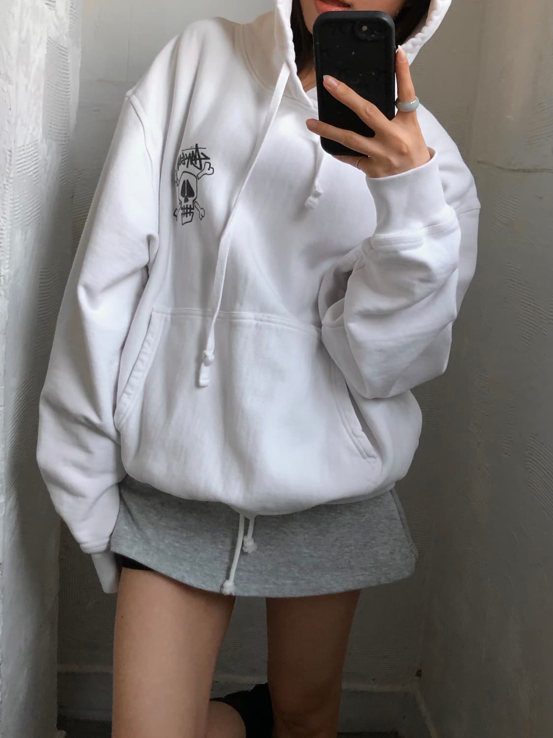 Stussy 스투시 스컬 & 본즈 피그먼트 다이드 후드 상품이미지2