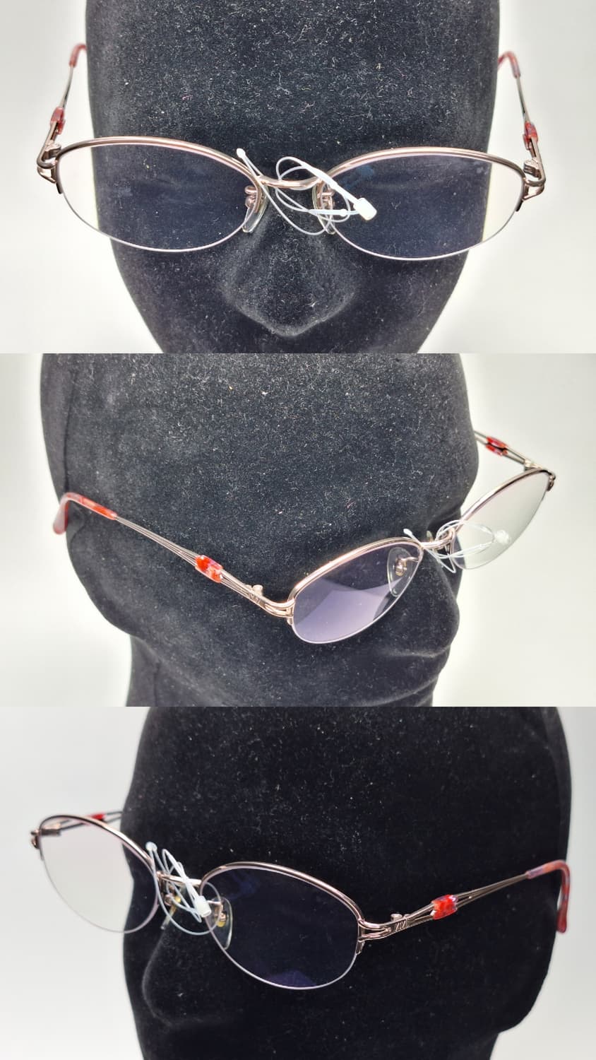 입생로랑 30-0079 순 티타늄 반무테 안경테 명품 일본 제조 수입 상품이미지5