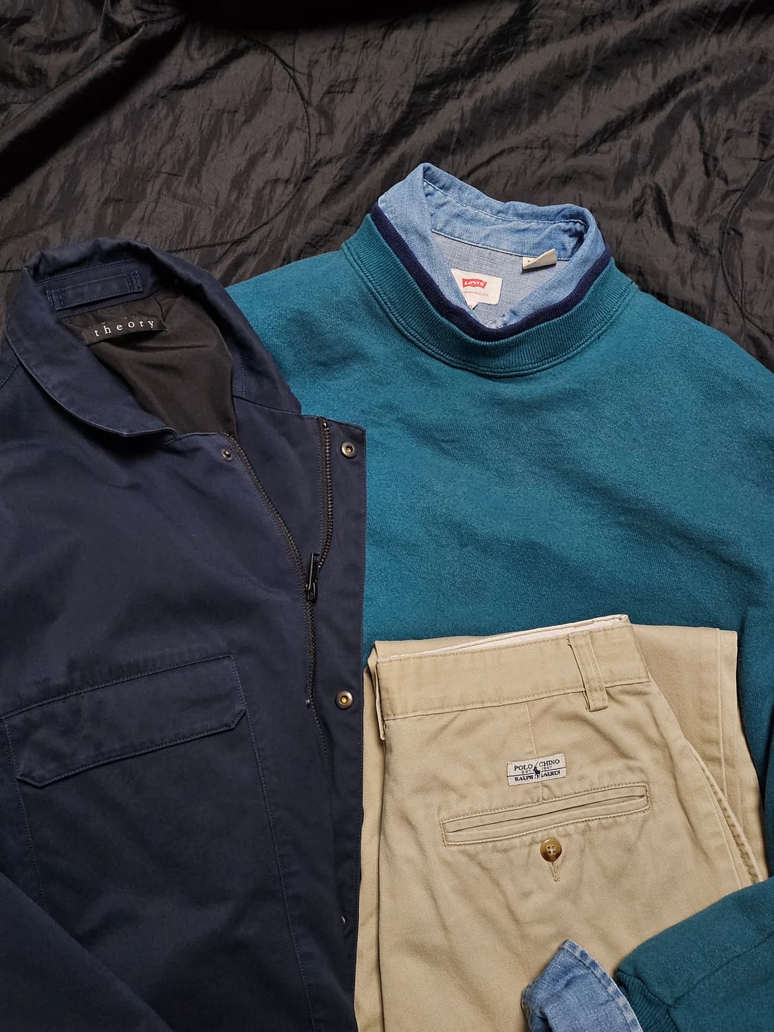 Hanes 90s usa 더블 하이넥 스웻셔츠L 상품이미지6