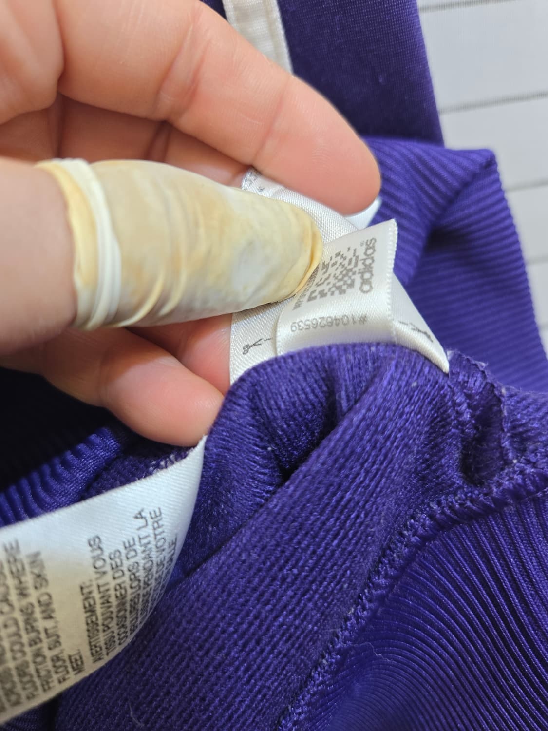 아디다스 트랙탑 저지퍼플S 상품이미지6