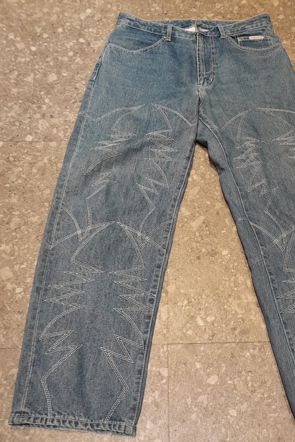 💥디스이즈네버댓 데님 스티치 팬츠 (M)
 상품이미지3