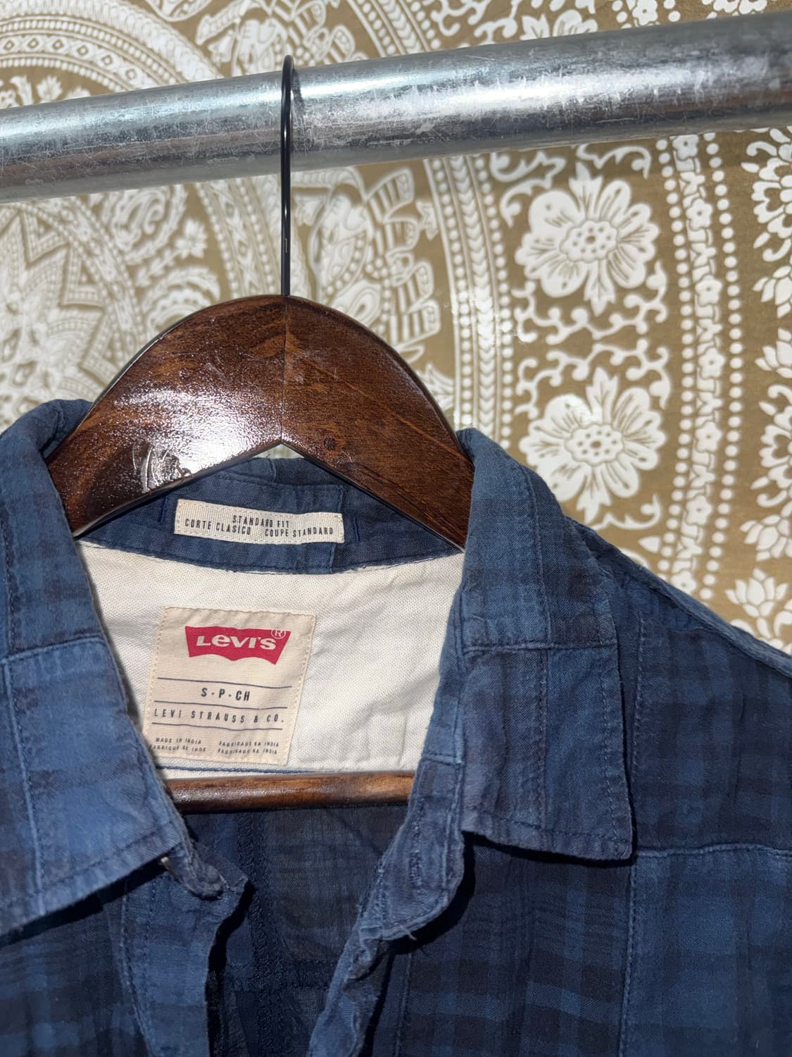 리바이스 빈티지 체크 패치워크 셔츠 상품이미지5