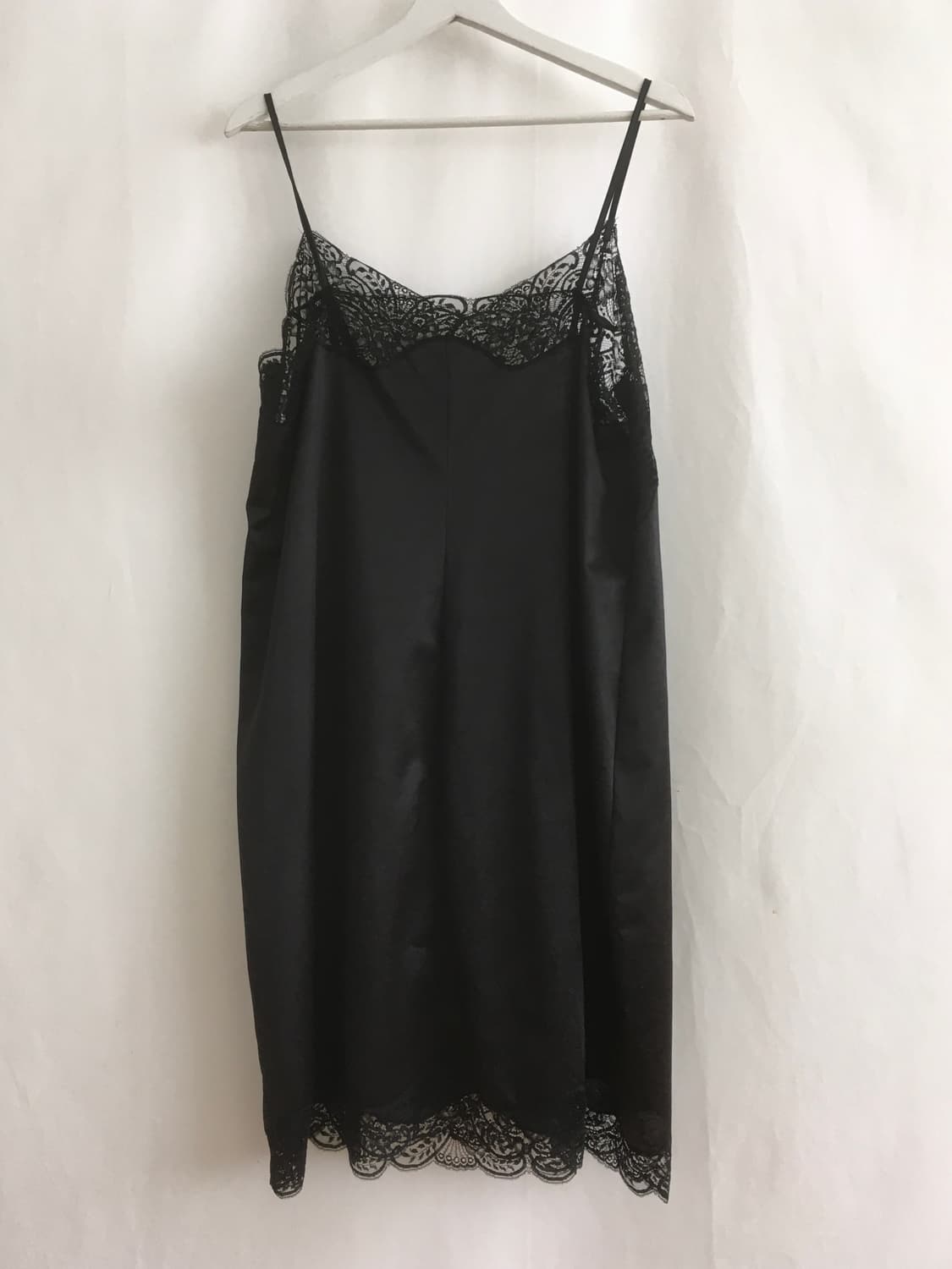 Francesca black slip dress 상품이미지5