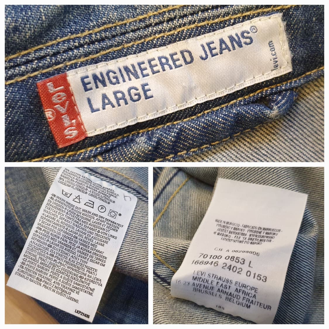 100.리바이스 엔진 트러커 데님자켓  상품이미지8