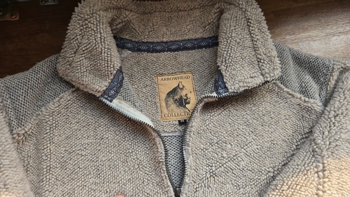 레어) USA 미국 빈티지 플리스 리리 지퍼 사용 Made In USA 상품이미지4