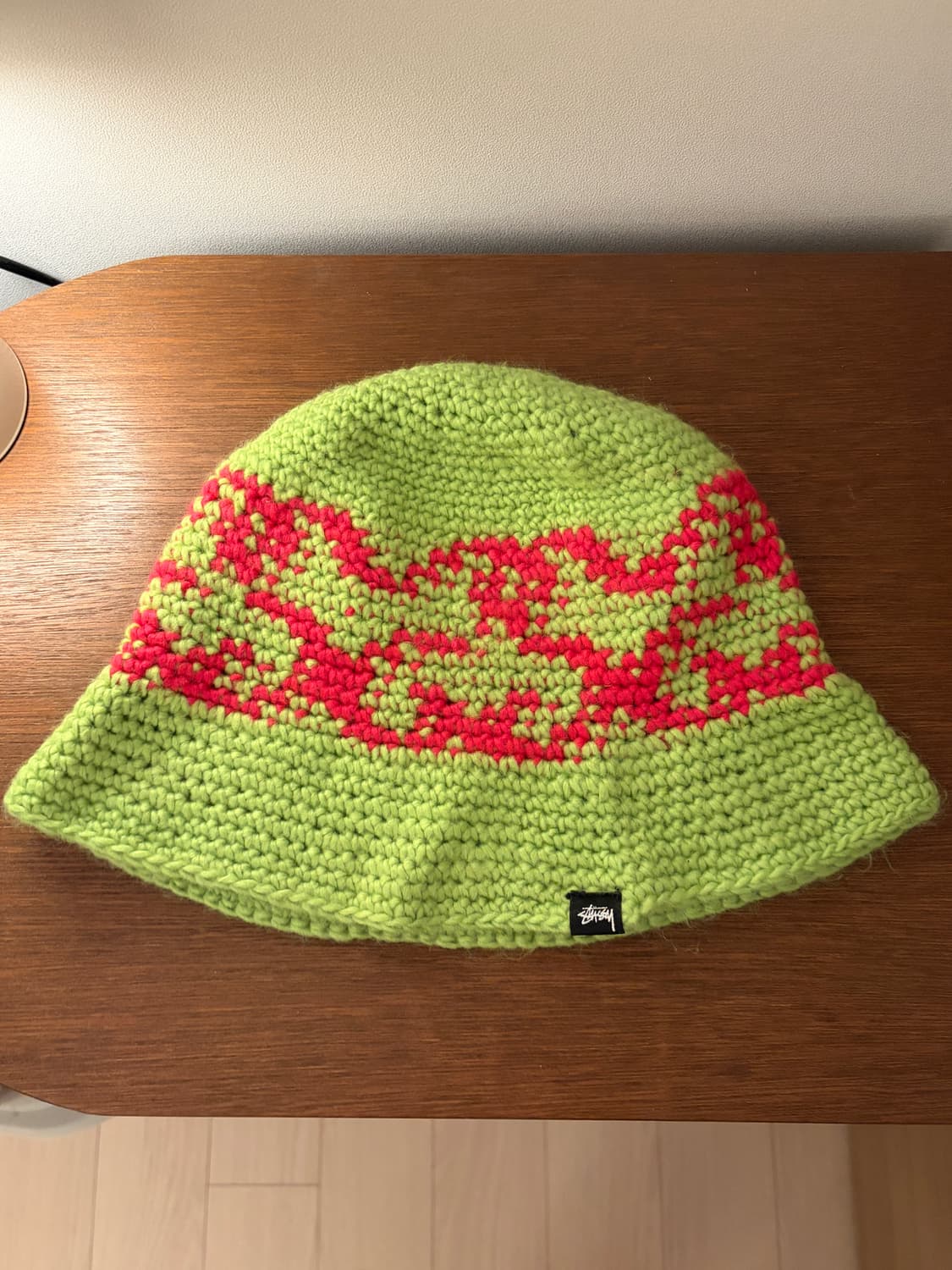 stussy 스투시 SS 니트 버킷햇 라임 상품이미지2