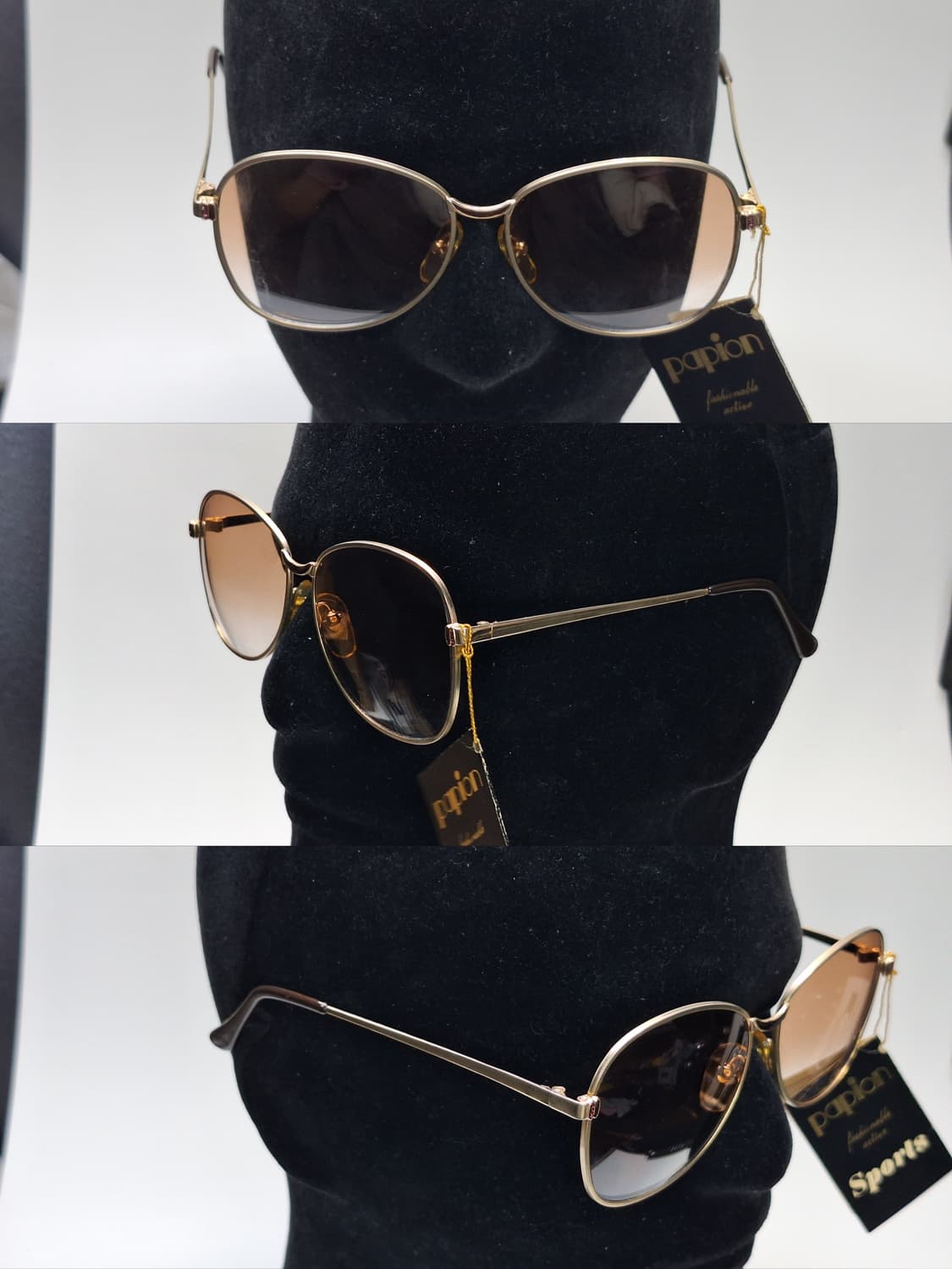 80s 일본제 빈티지 데드스톡/Pipion파피용 k-100 선글라스/수입 상품이미지5