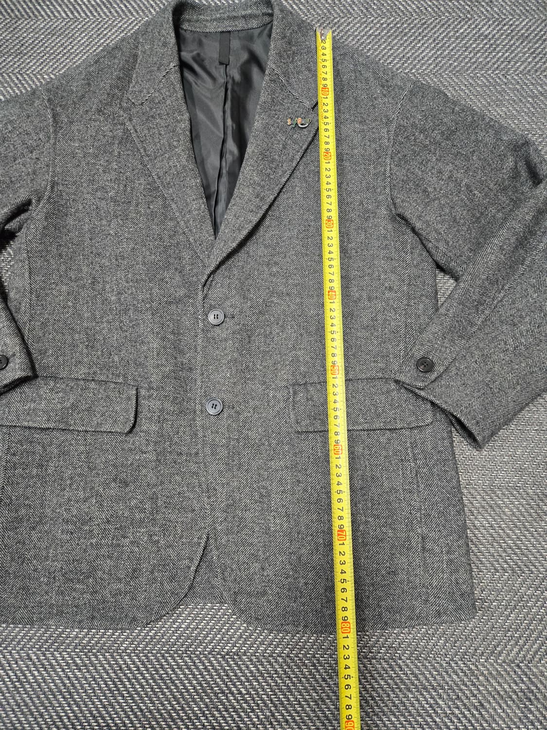 커스텀멜로우 핸드메이드 헤링본 오버핏 자켓 상품이미지9