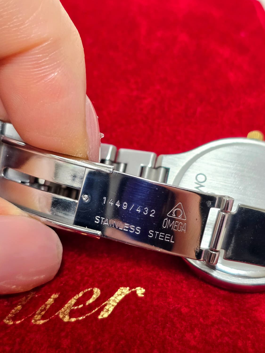 오메가드빌18k골드시계 31mm 남녀공용 정품 상품이미지9