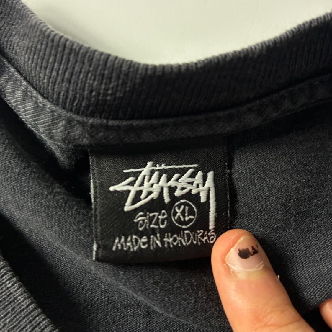 Stussy  스투시 인터내셔널 피그먼트 다이트 블랙 반팔 티셔츠 상품이미지4