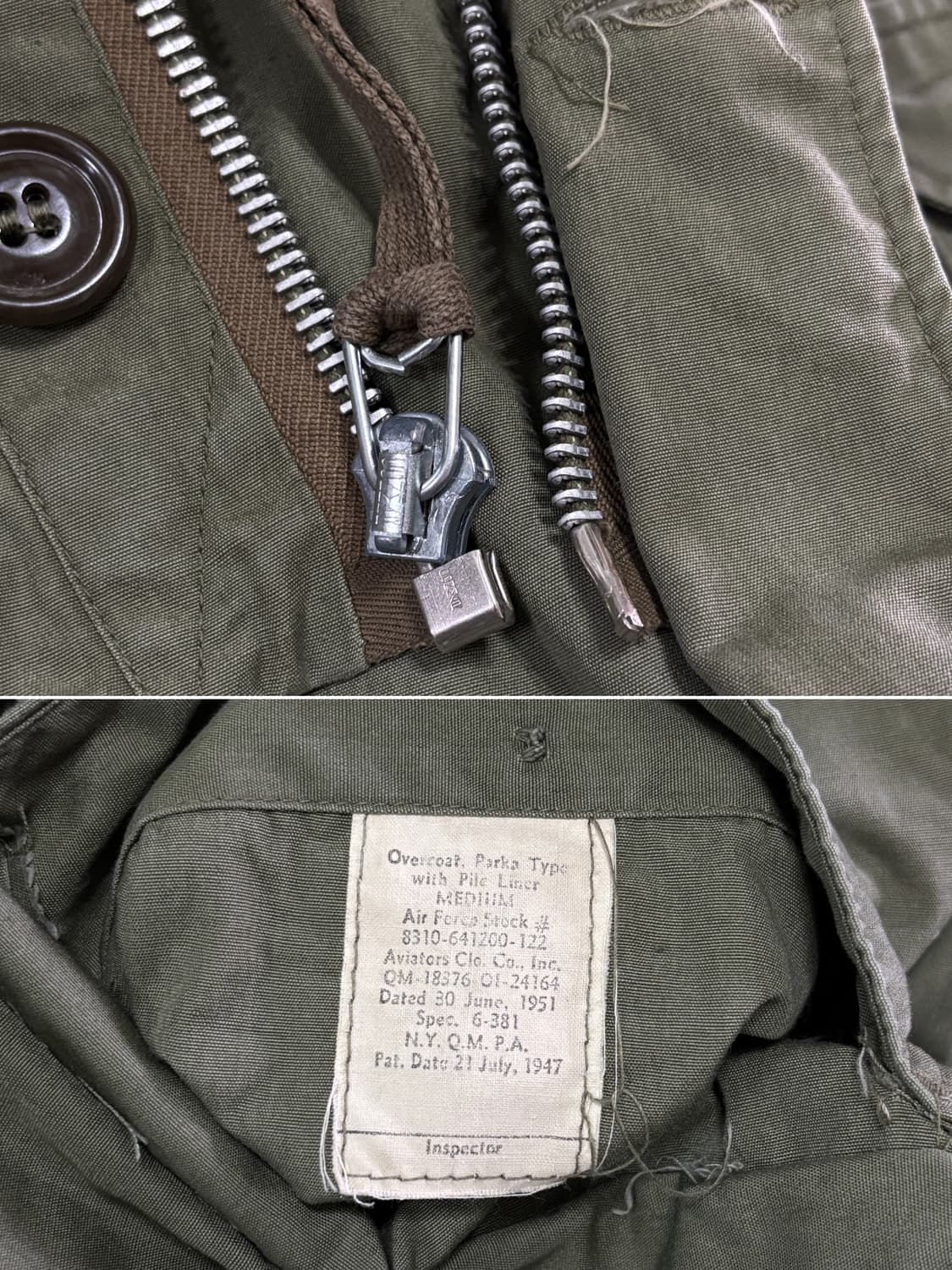 50s 오리지널 M47 장진호 파카 상품이미지4