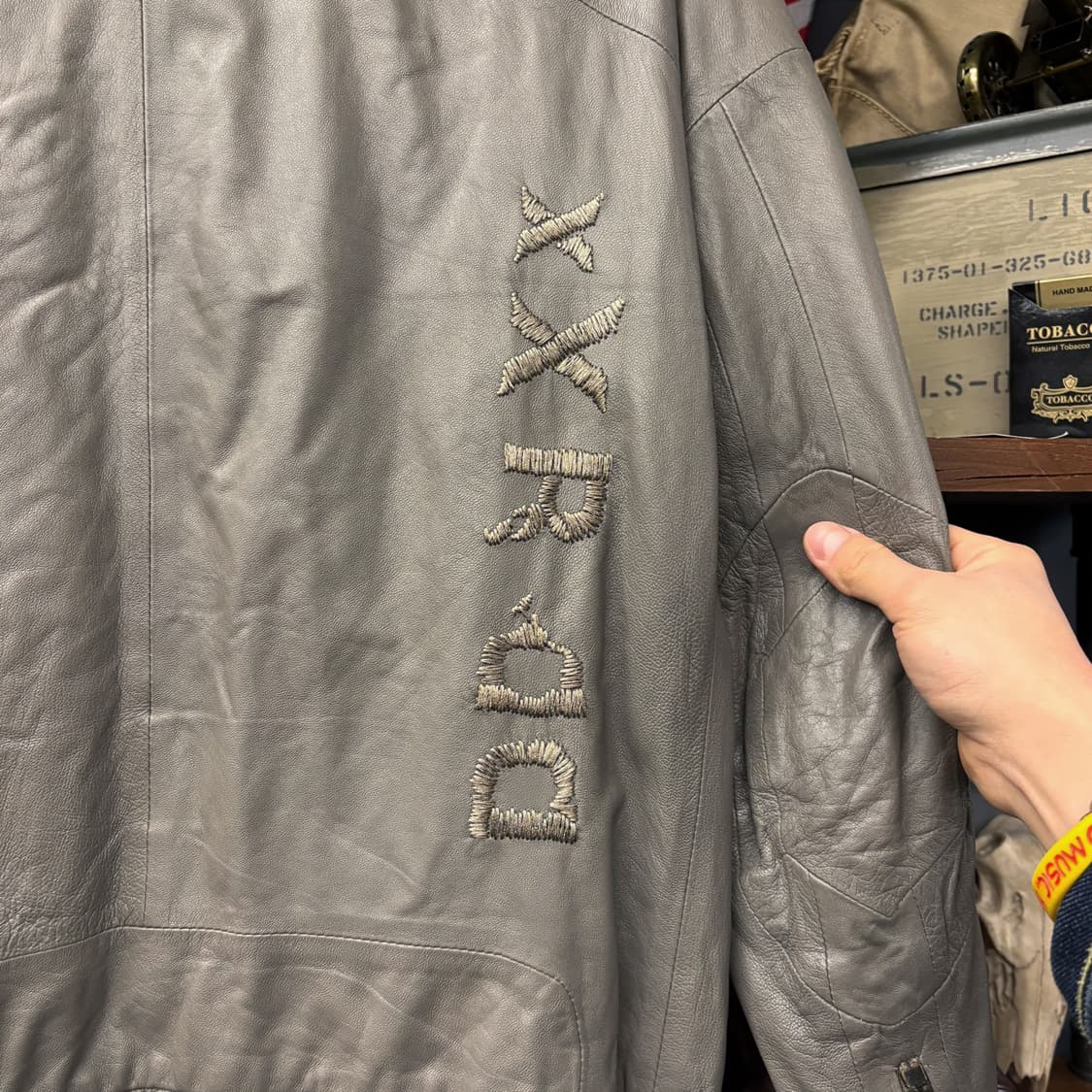 00s 디젤 블랙라벨 쉽스킨 레더 싱글 라이더 자켓 N454 상품이미지8