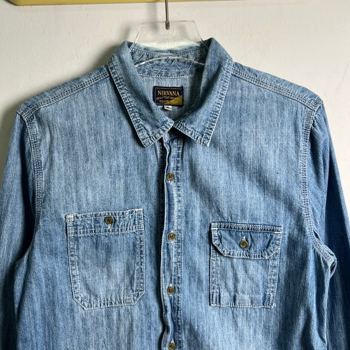 VTG 빈티지 데님 셔츠 M 상품이미지4