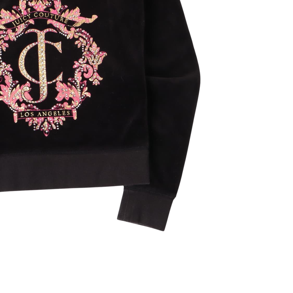 쥬시꾸뛰르 벨벳 벨루어 후드집업 상품이미지3