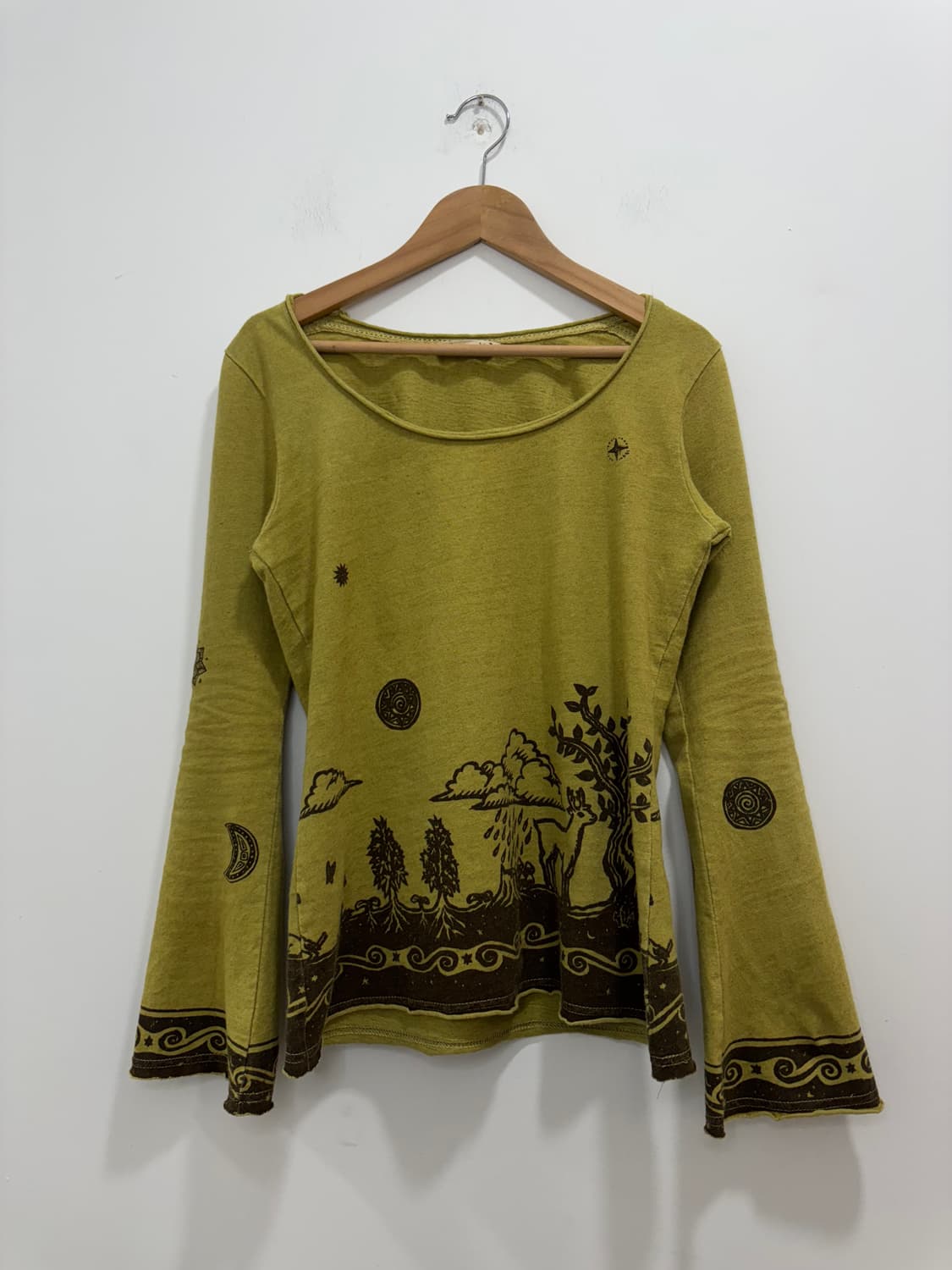 일본빈티지 히피 슬리브 긴팔 티셔츠 상품이미지4