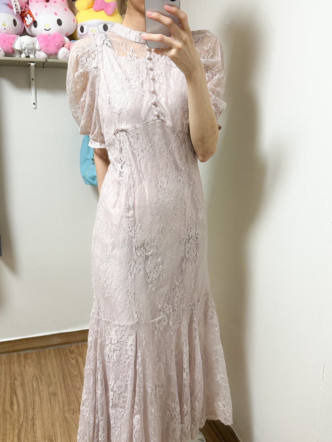 빈티지 레이스 일본 롱 원피스 스나계 발레코어 히메갸루 일브 페어리 고딕 상품이미지1