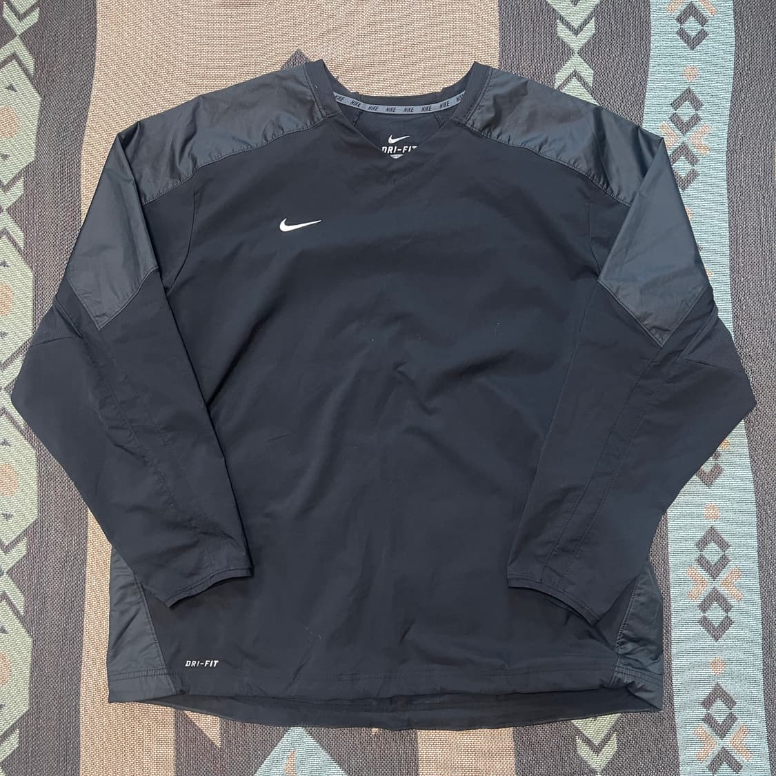 나이키 스우시 웜업 바람막이 빈티지 나일론 맨투맨 상품이미지2