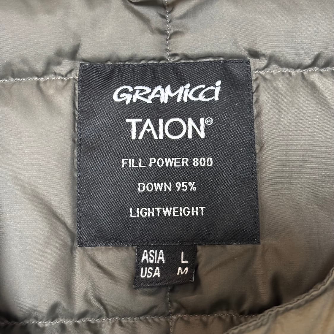 Gramicci x Taion 그라미치 타이온 경량 패딩조끼 상품이미지4