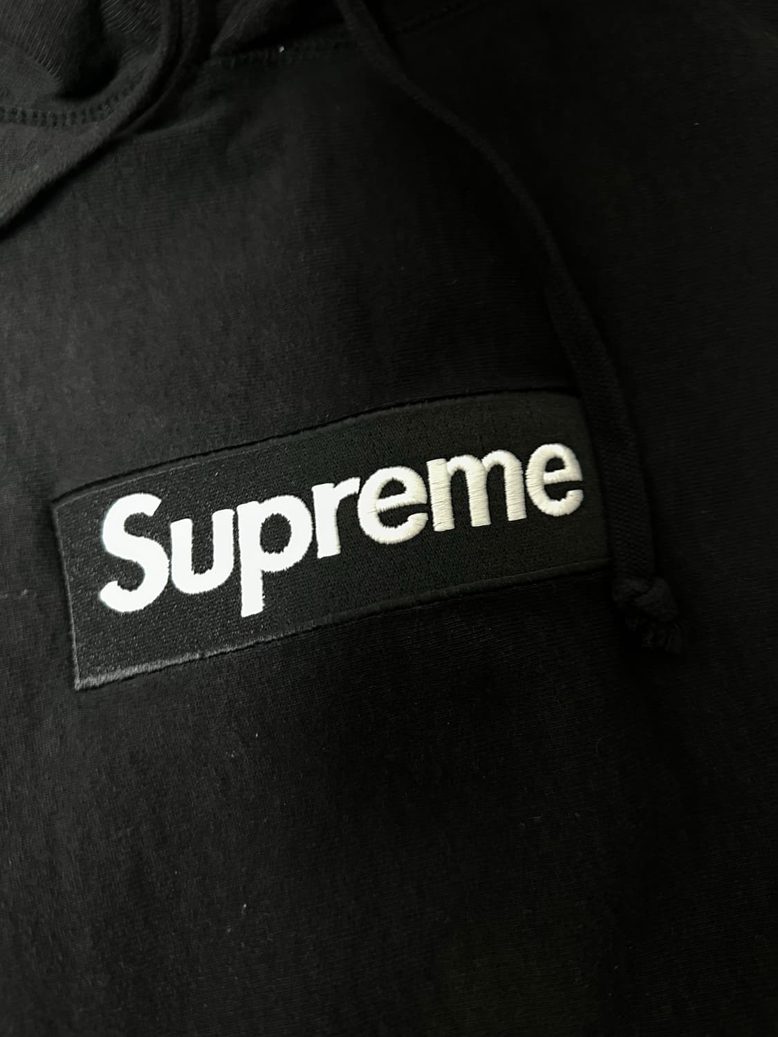 슈프림 박스로고 후드 스웨트셔츠 블랙 23FW 상품이미지5