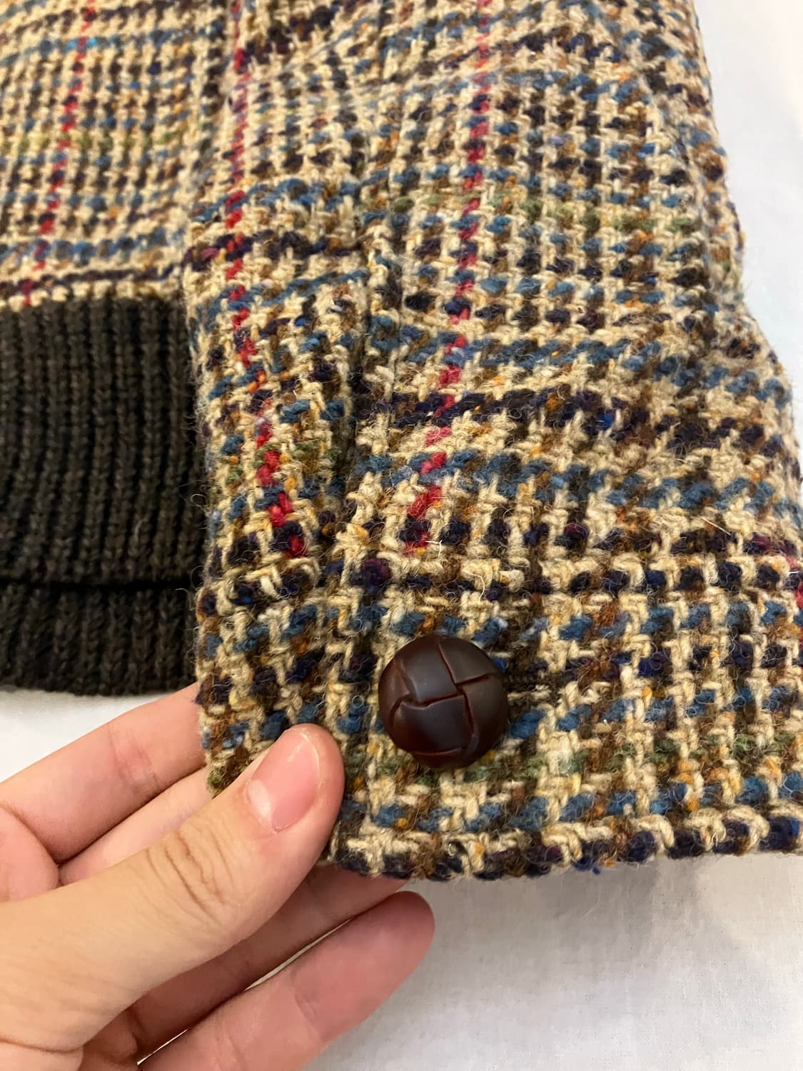 00s 휴고보스 아카이브 울 트위드 봄버자켓 베이지 상품이미지6