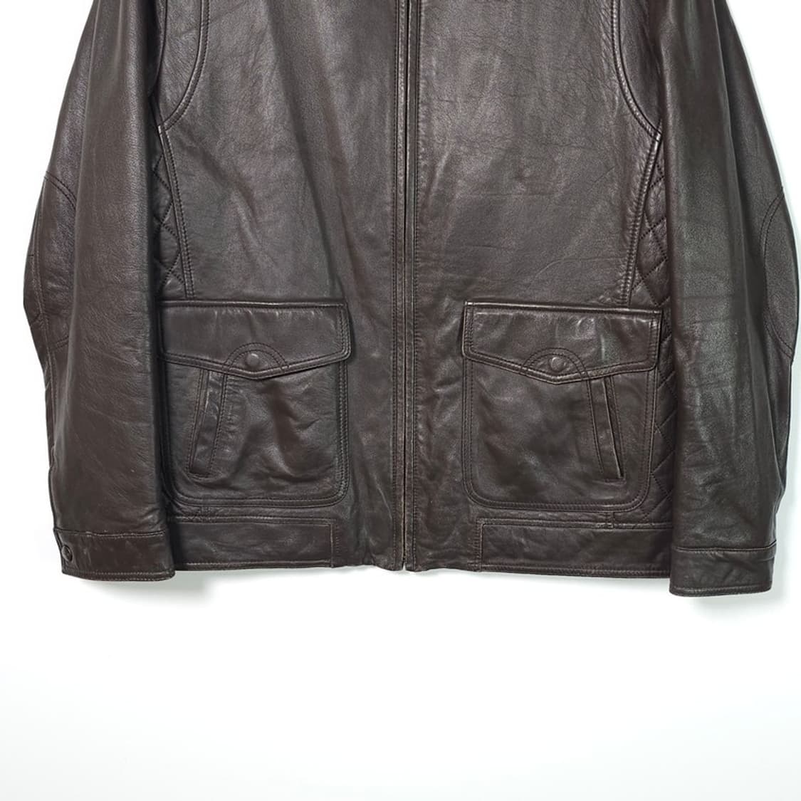 PAT 토끼털 안감 양가죽 자켓 L 상품이미지4