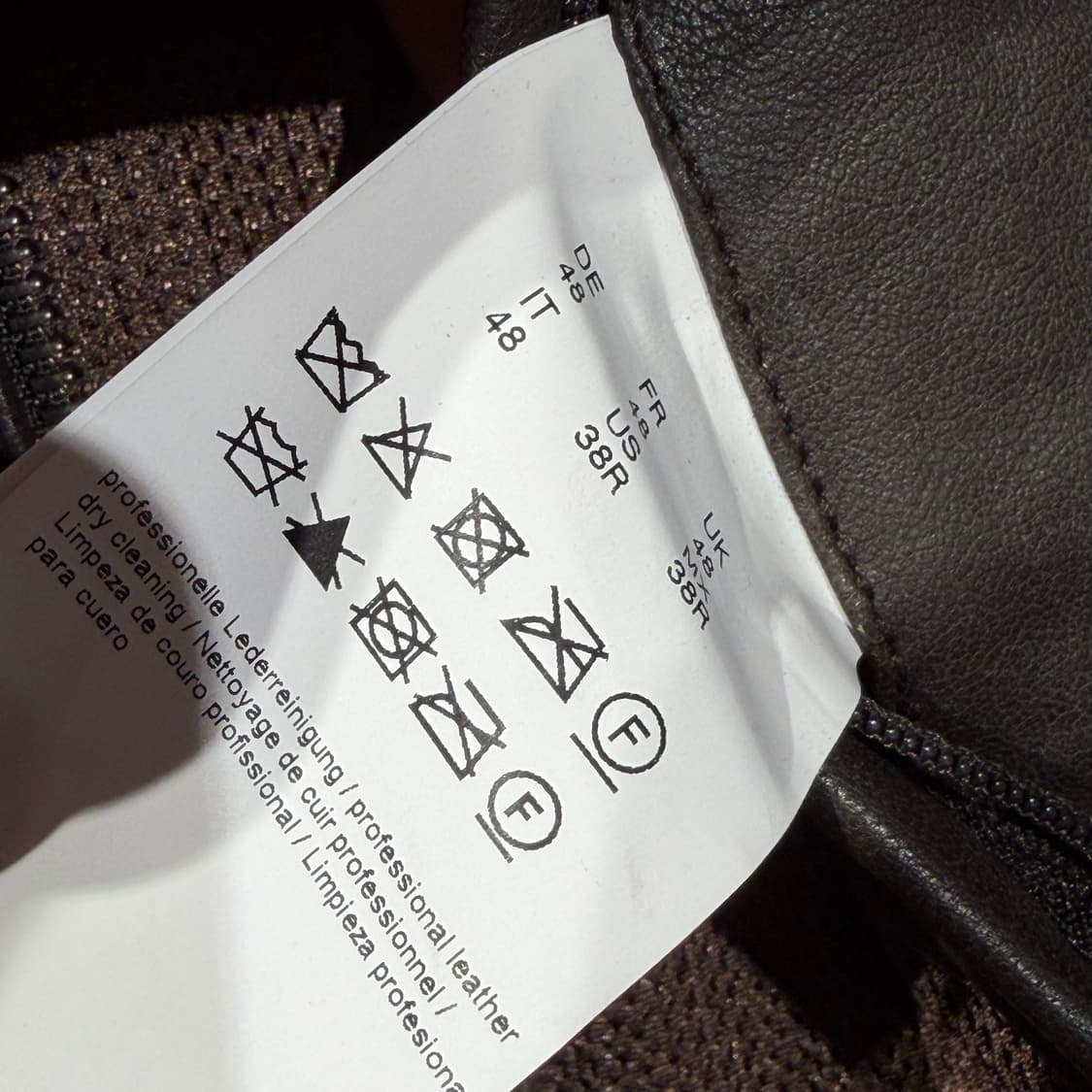 Boss 휴고보스 쉽스킨 나파가죽 자켓 M 상품이미지5