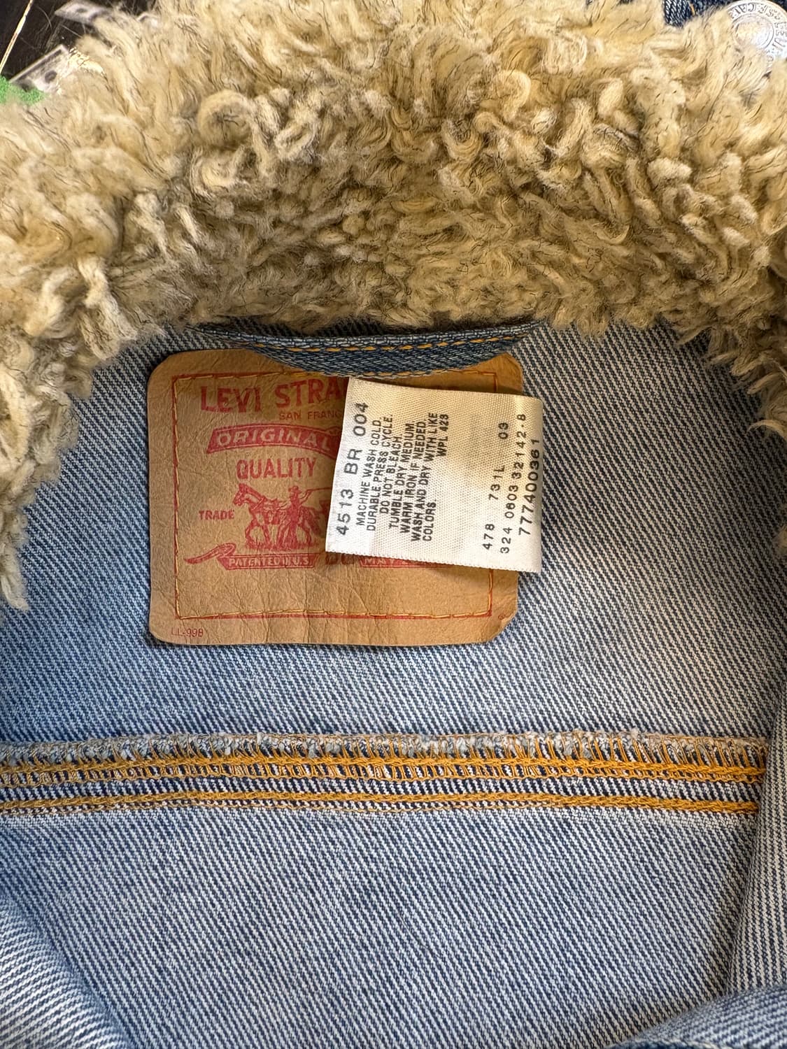 리바이스 셰르파 데님 자켓 상품이미지4