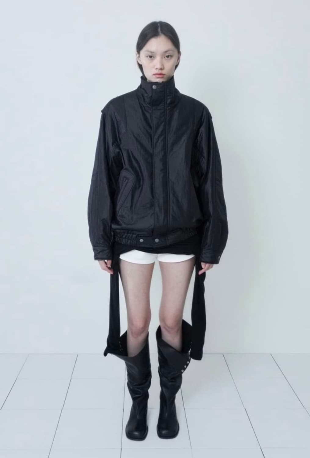 세릭 하이넥 봄버 블랙 상품이미지1