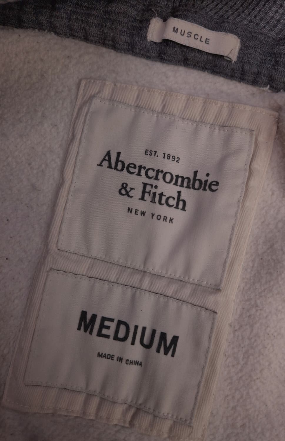 오리지날 아베크롬비 로고 데미지 후드집업 상품이미지3