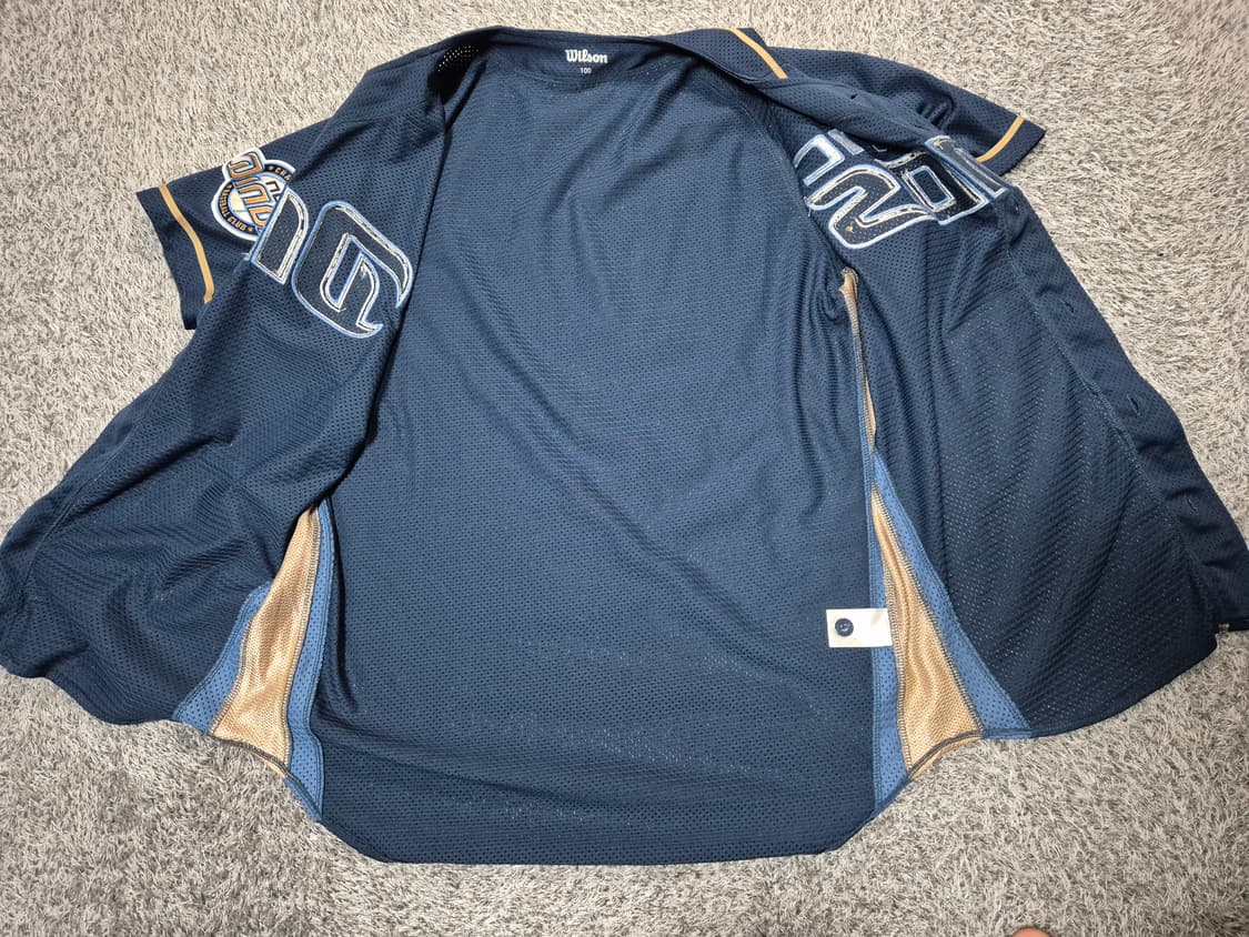 윌슨 NC다이노스 유니폼 노마킹 100 상품이미지6