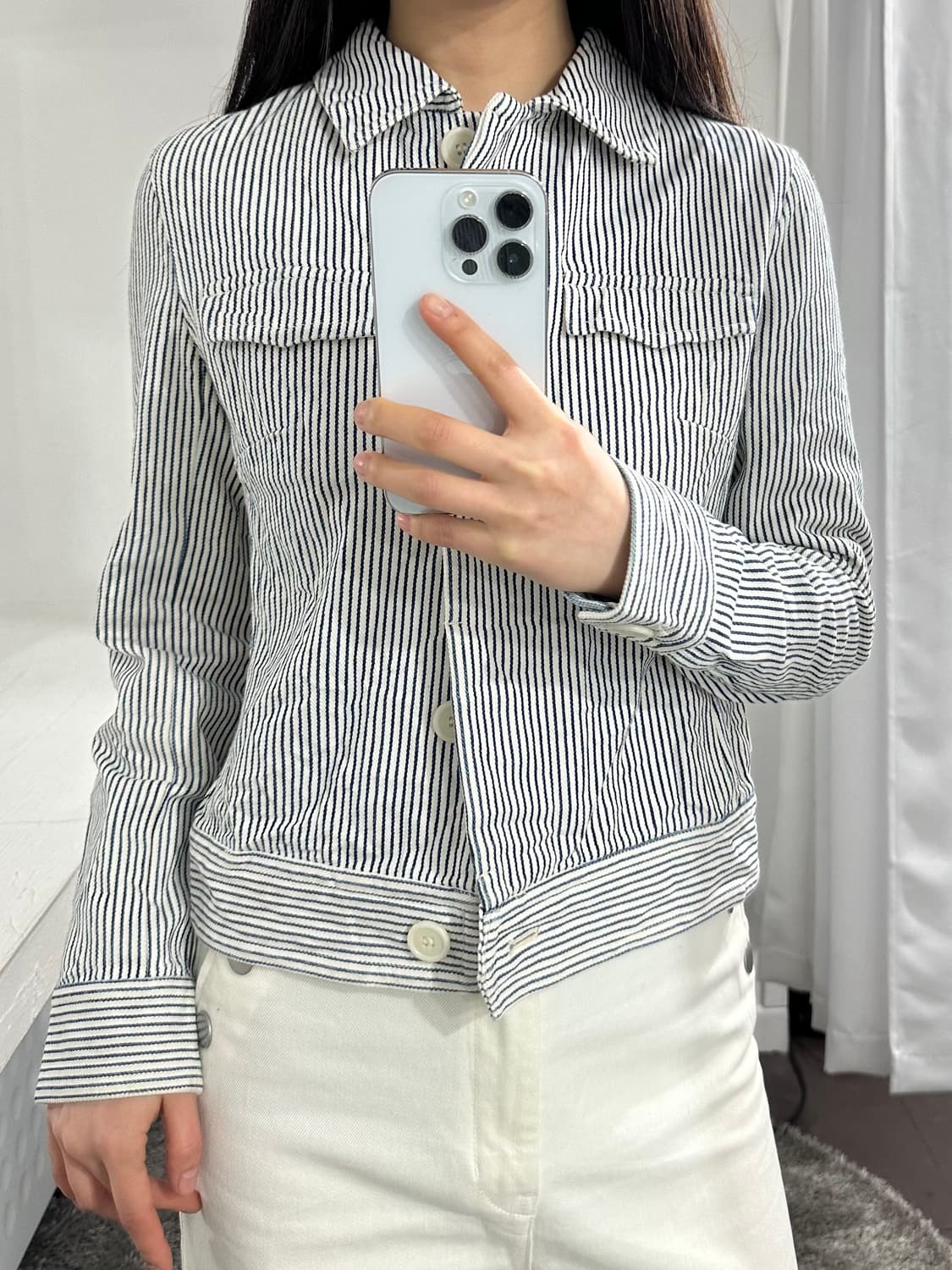 kumikyoku stripe jacket 상품이미지3