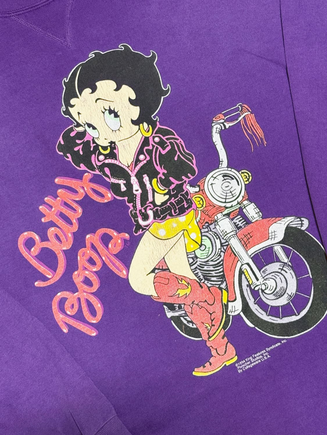 90s 빈티지 베티 붑 바이커 롱 슬리브 티셔츠 상품이미지2