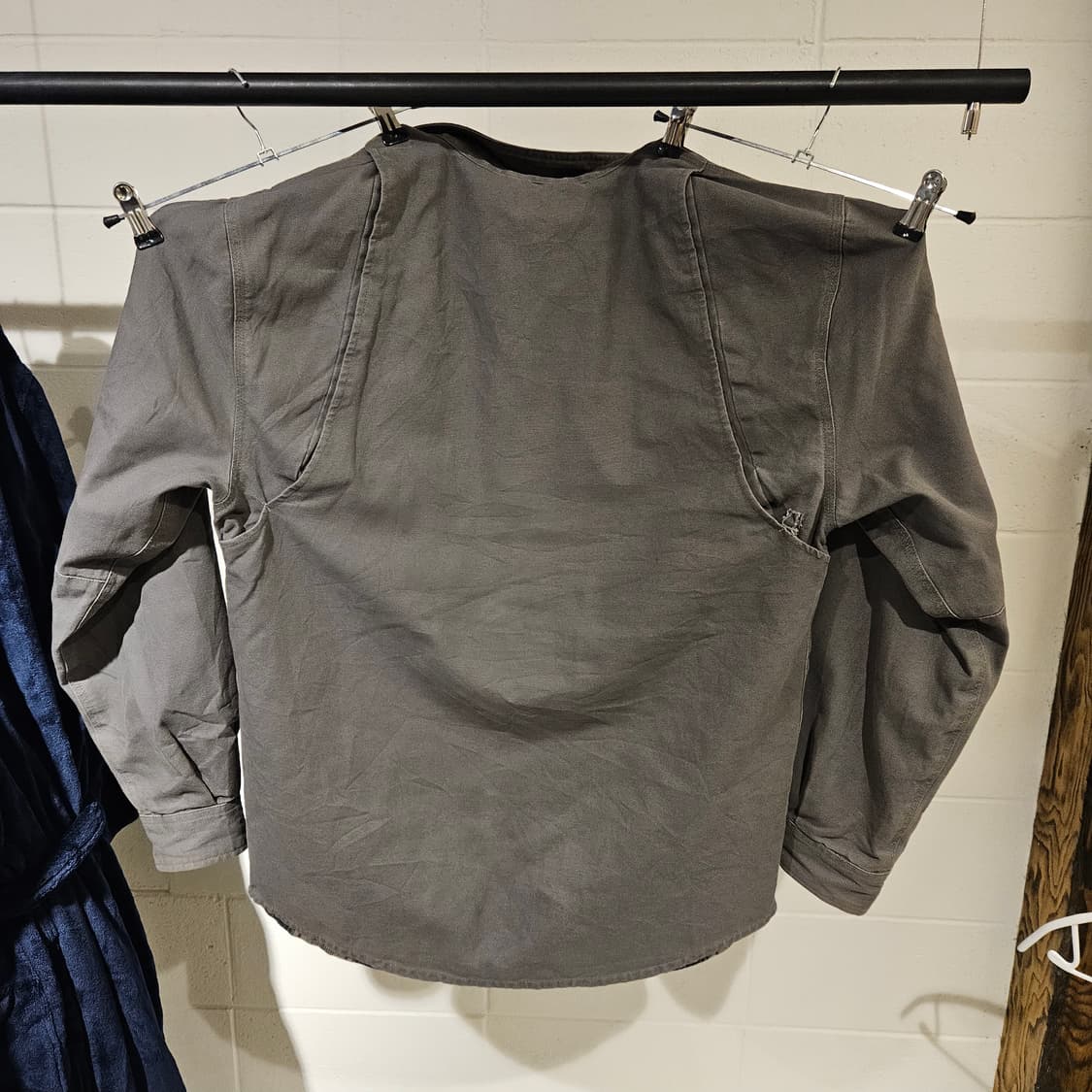 칼하트 타탄체크 캔버스 워크셔츠 상품이미지5