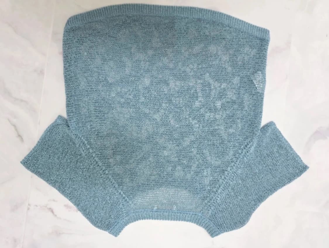 한섬 SJ SJ 레이스 니트 티셔츠 반팔 ~66 상품이미지4