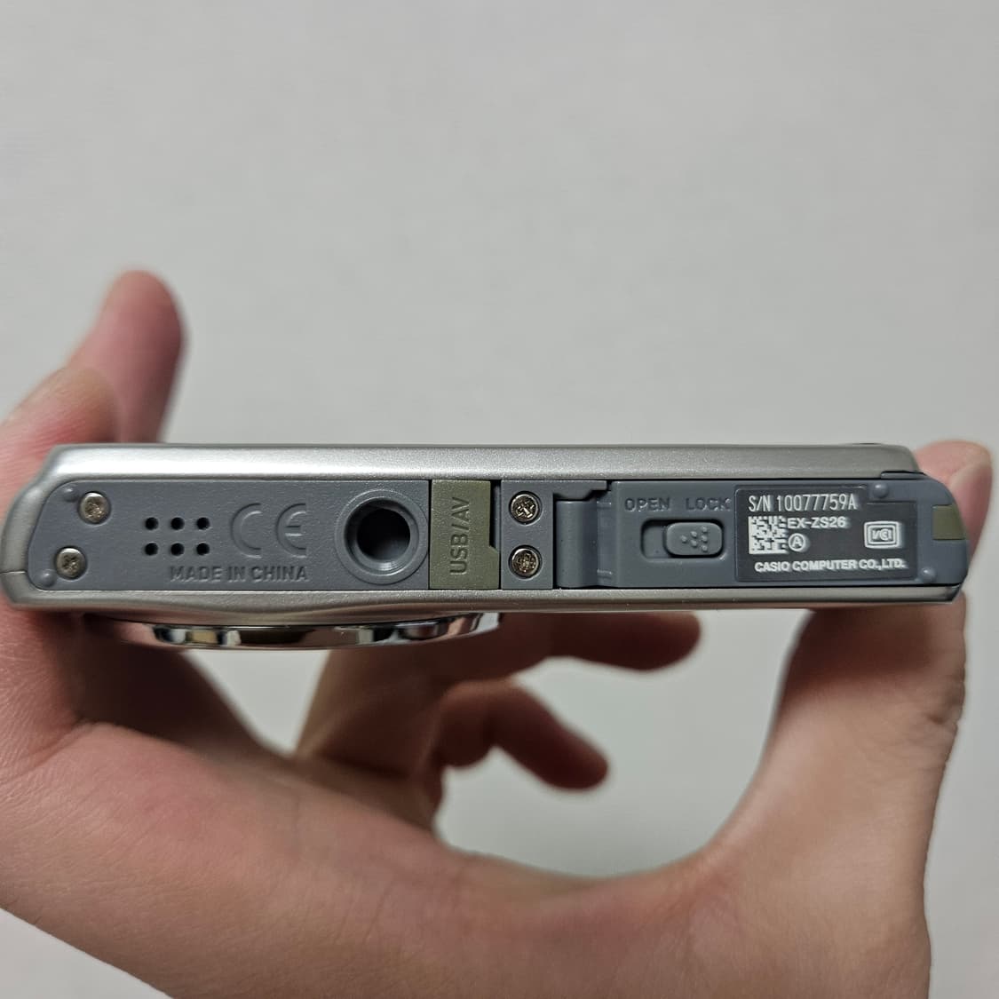 카시오 엑슬림 EX-ZS26 실버 빈티지 디카 디지털카메라 상품이미지5