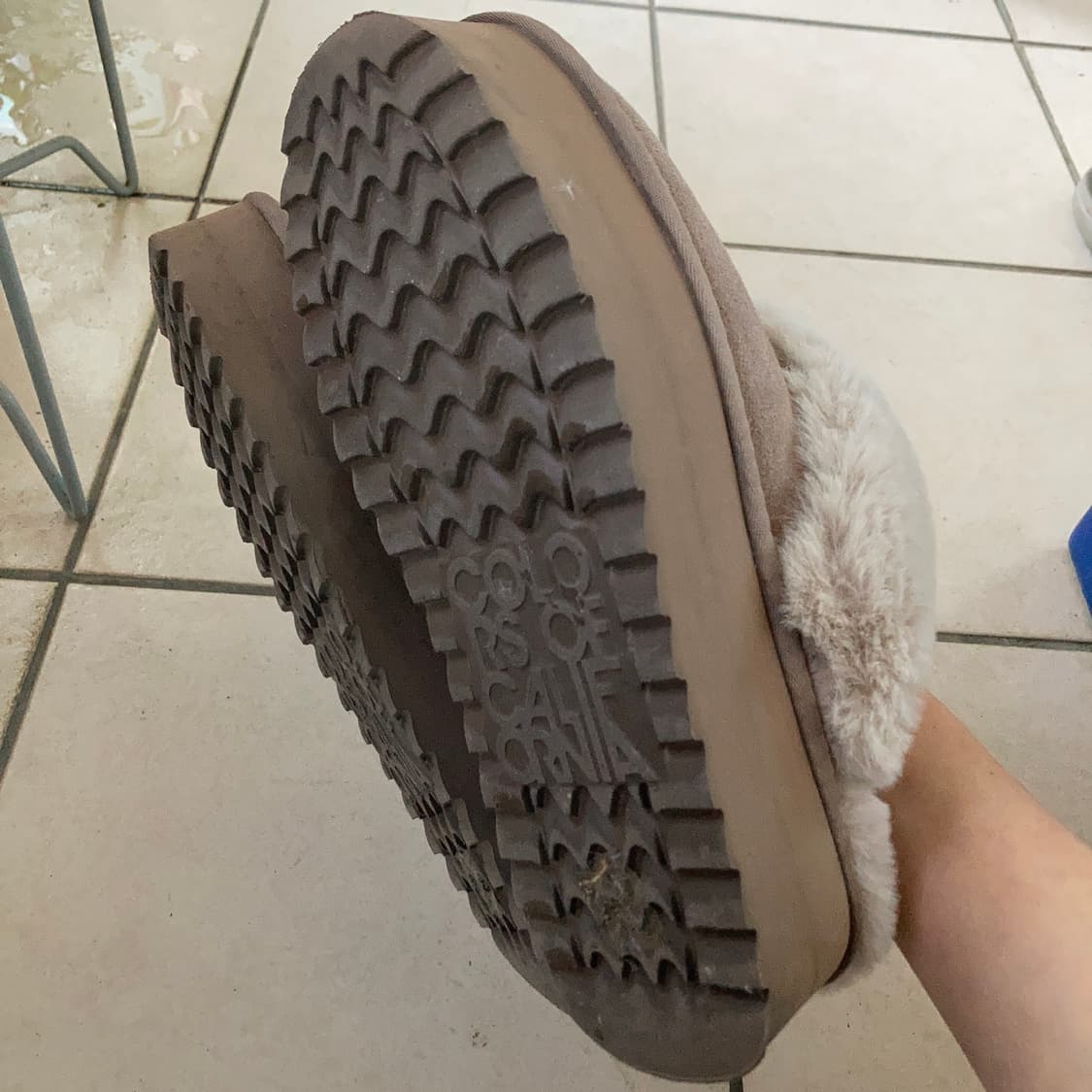 컬러스오브캘리포니아-소가죽 어그 밴드슬리퍼 240 상품이미지9