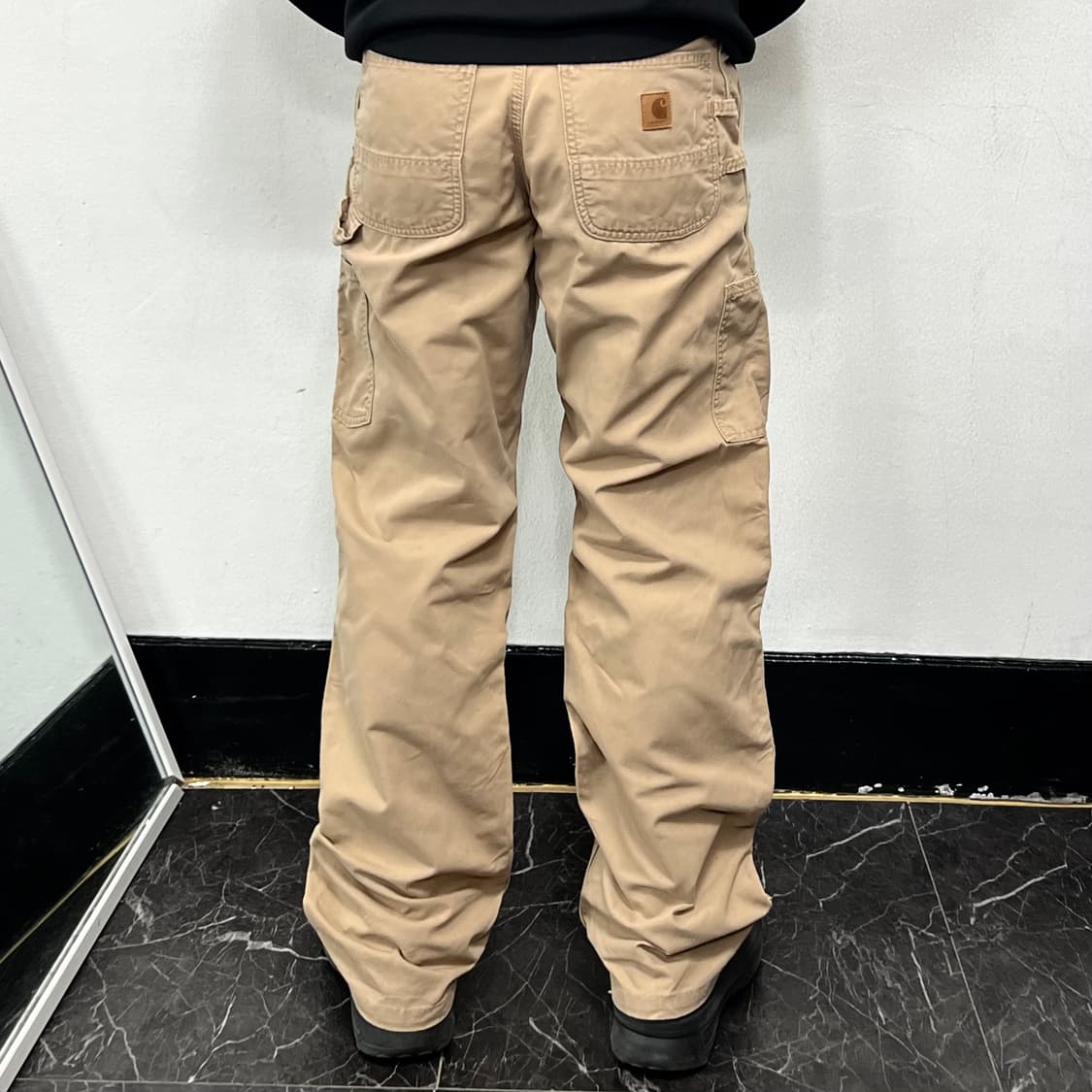 칼하트 B151-DKH 싱글니 카고 워크 팬츠 상품이미지3