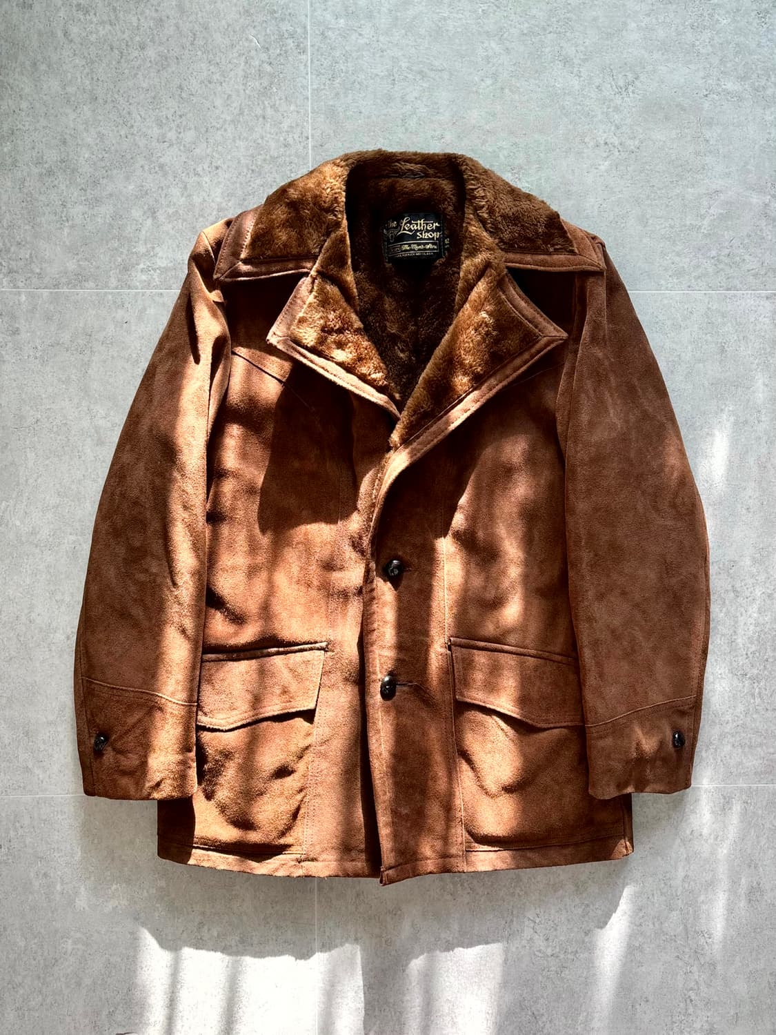 70's SEARS 스웨이드 카 코트 42 상품이미지1