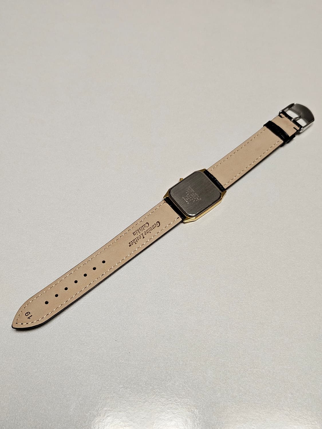 빈티지 시티즌 포르마 금장 가죽 시계 상품이미지6