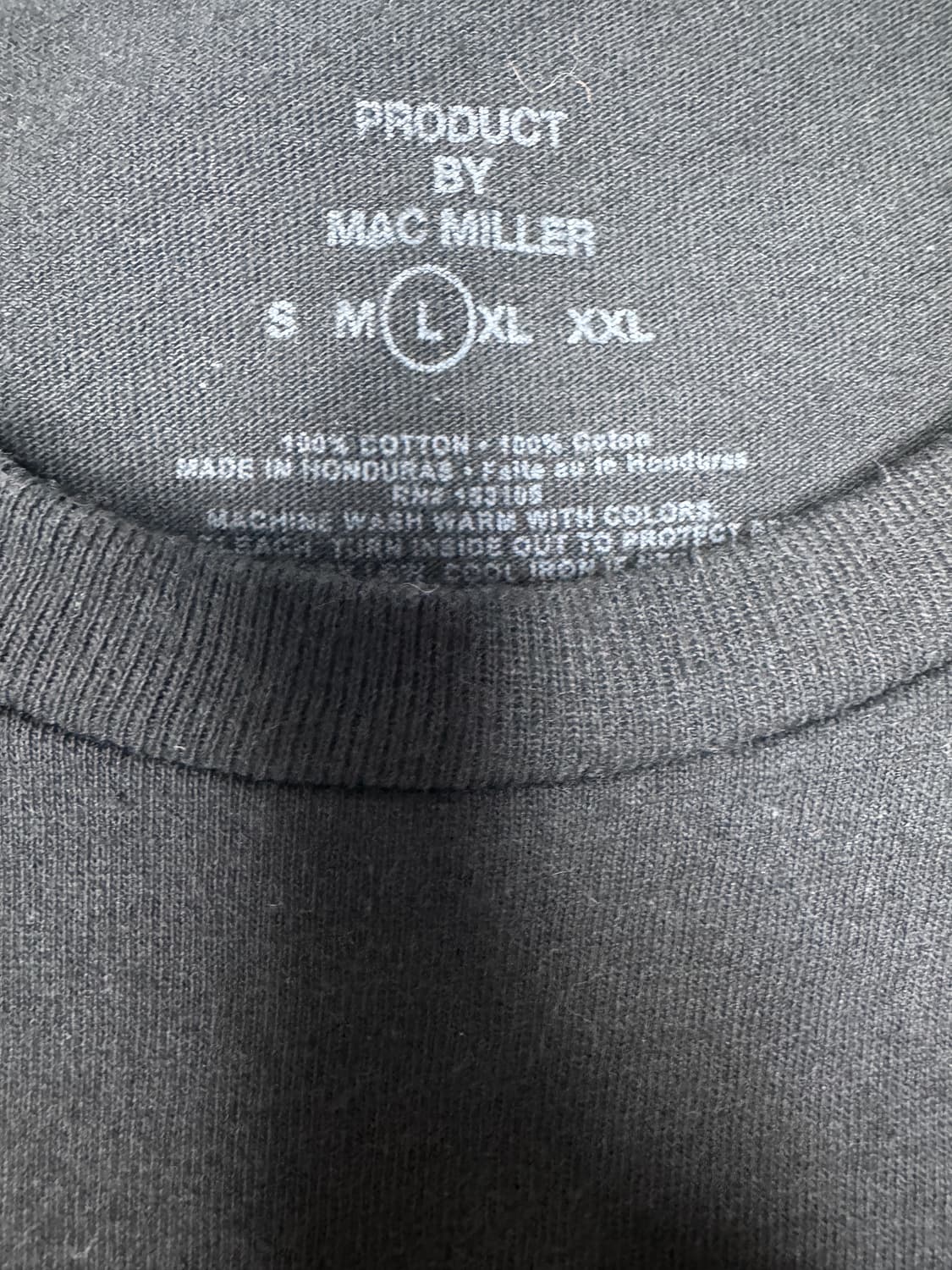 빈티지 맥밀러 MAC MILLER 오피셜 포토 티셔츠 L 상품이미지3