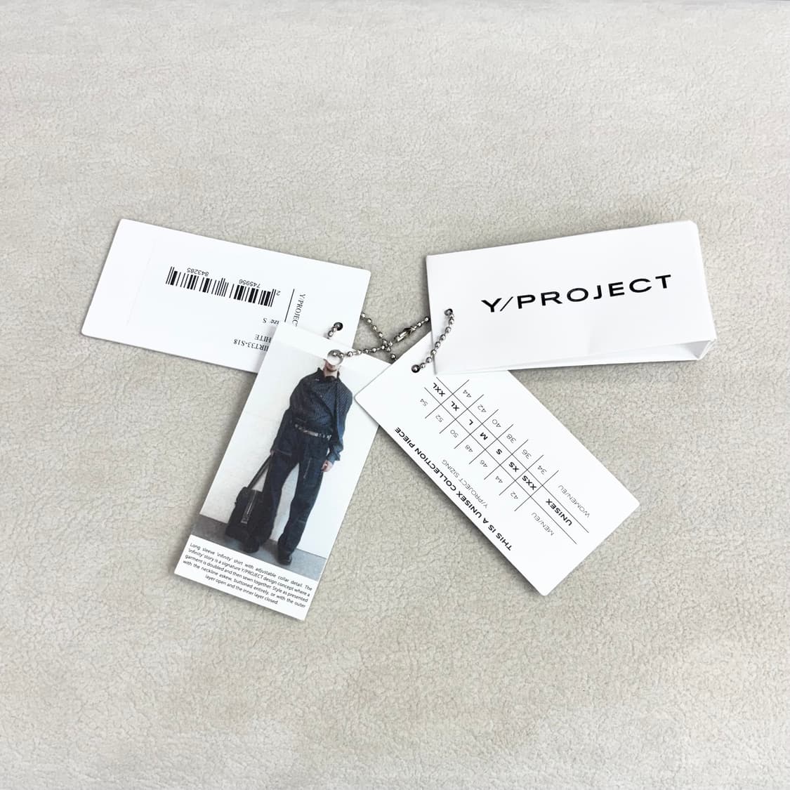 Y/project 20ss 인피니티 화이트 셔츠 상품이미지4