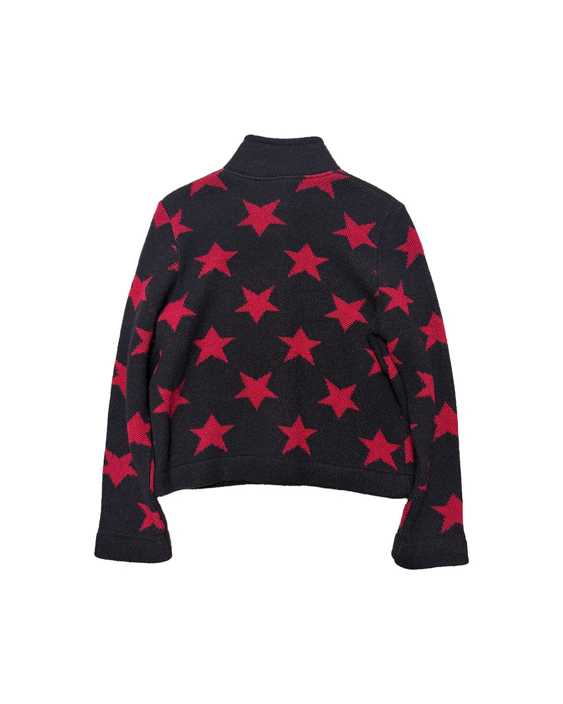 90s 스타 패턴 울 니트 자켓 상품이미지4