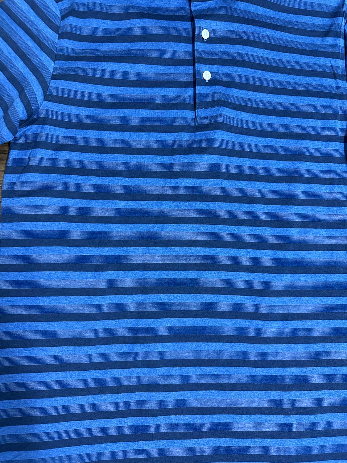 브룩스브라더스 슬림핏 스트라이프 반팔 카라티 M 새제품 상품이미지2