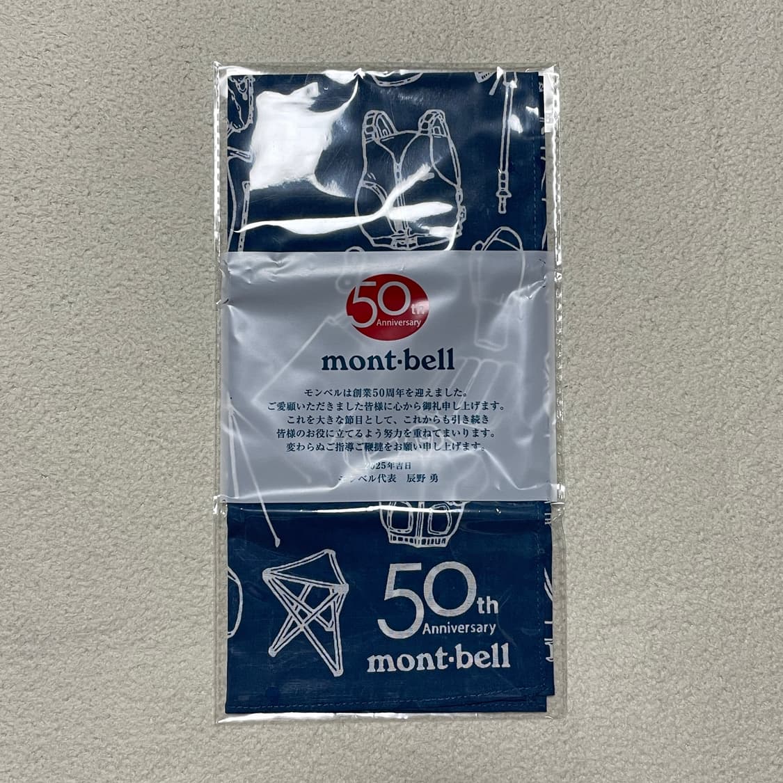 몽벨 50주년 한정 반다나 상품이미지2