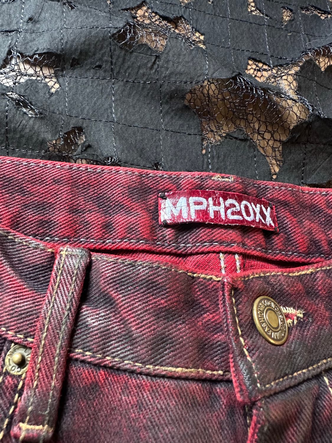 (MPH) bloodmoon raven bootcut jeans 상품이미지7