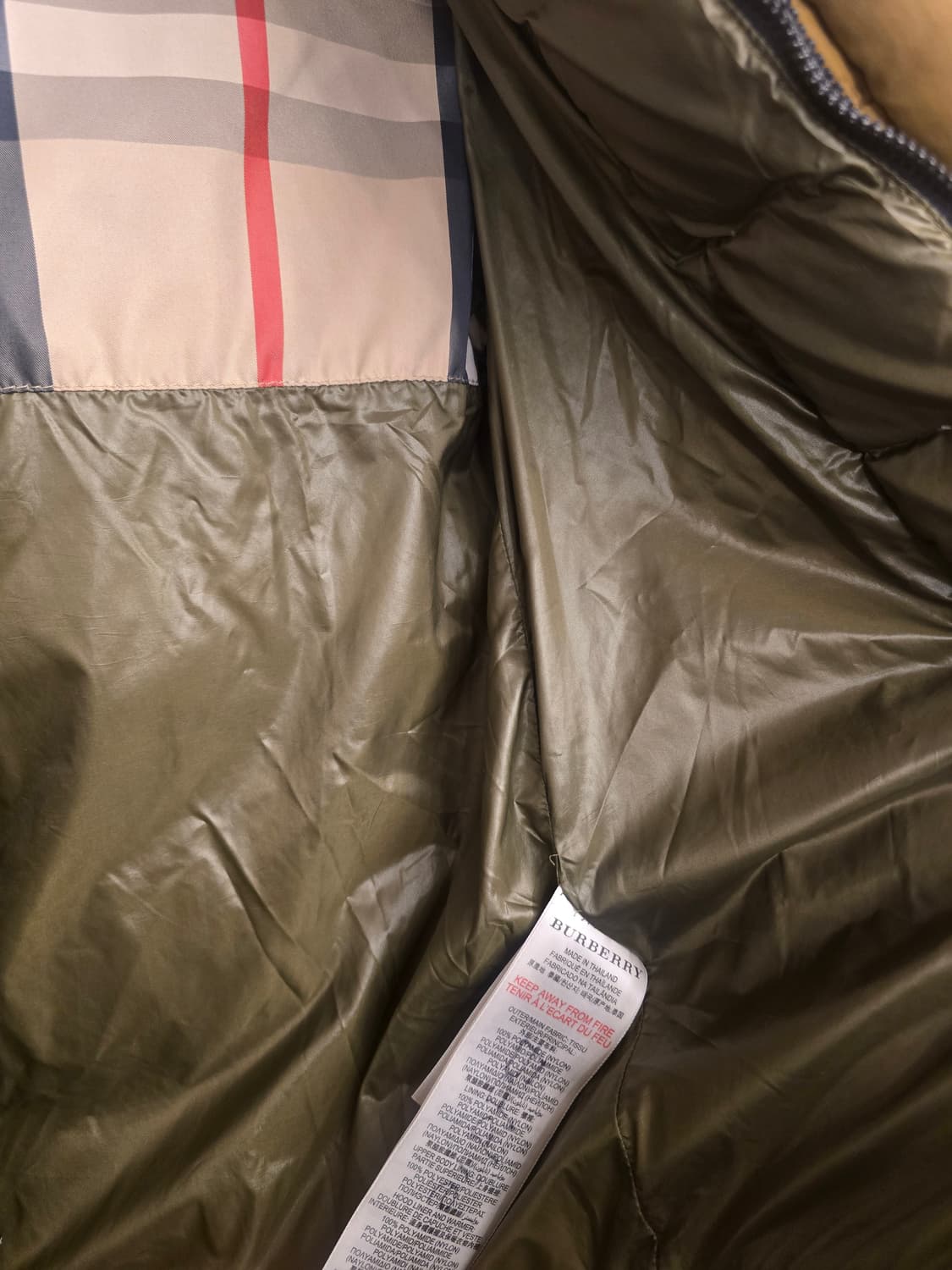 버버리 칠드런(Burberry Children) 패딩 푸퍼 재킷 상품이미지4