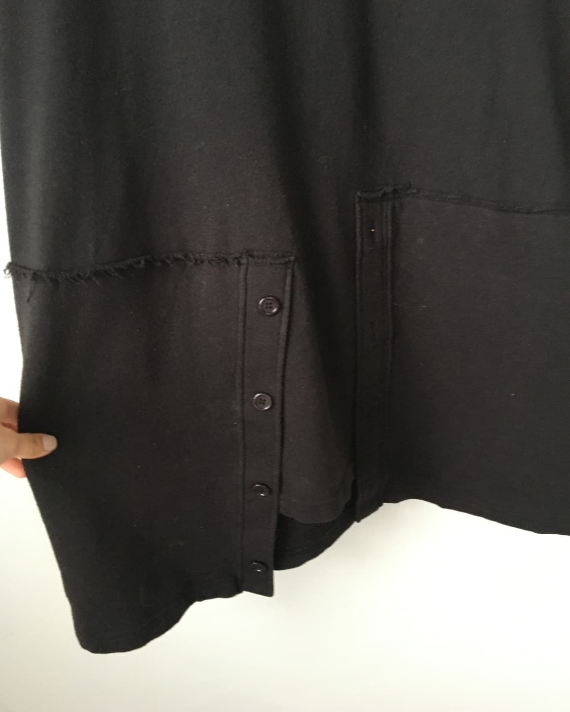 Grunge detail hood long onepiece 상품이미지7