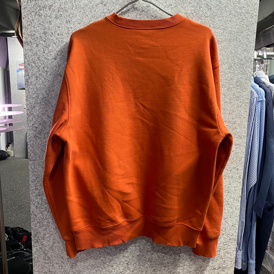 칼하트 wip 빅로고 오렌지 맨투맨 B4015 상품이미지5