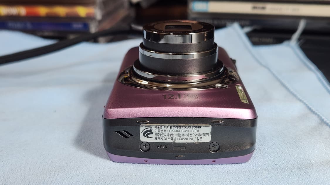 캐논 IXUS 200 is 익서스 200 is 빈티지 핑크색 디카 상품이미지4