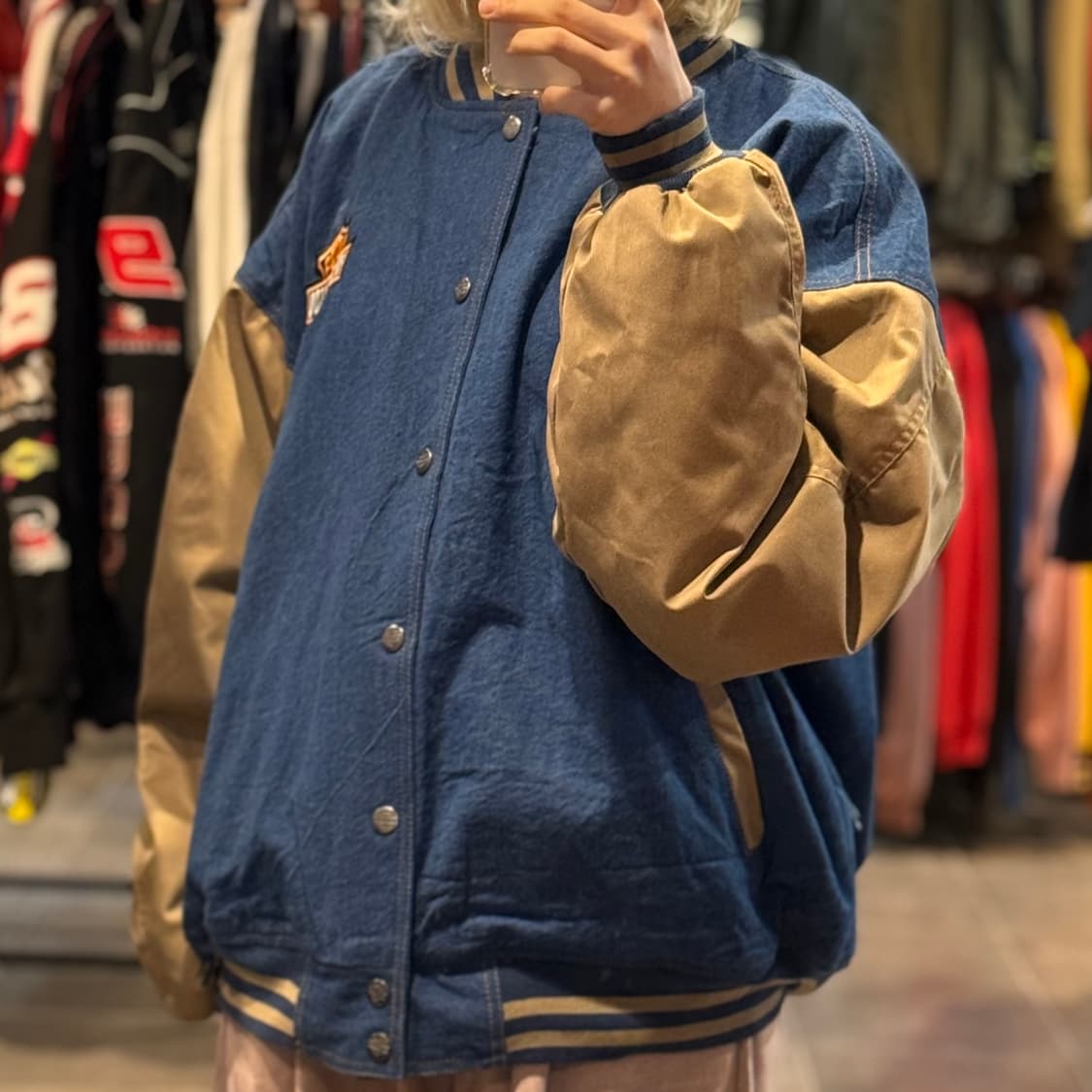 [NO.9] 할리 데이비슨 데님 바시티 자켓 상품이미지4